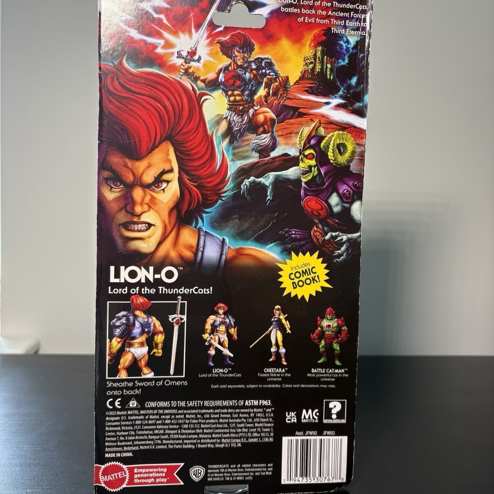 Mattel MOTU Masters of the Universe X Thundercats LION-O, new - Picture 2 of 2